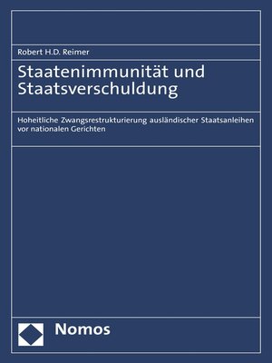 cover image of Staatenimmunität und Staatsverschuldung